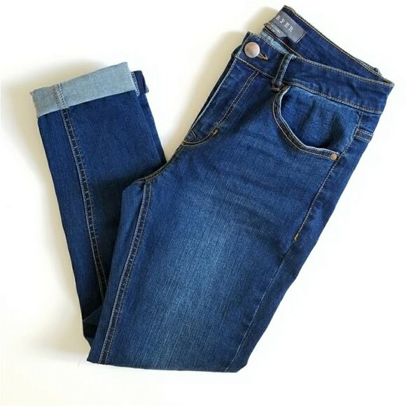 Harper Crop Skinny Jeans Dark Wash Size 26 - Picture 1 of 6